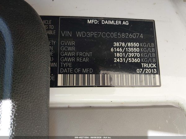 2014 MERCEDES-BENZ SPRINTER 2500 NORMAL ROOF