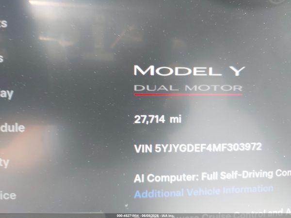 2021 TESLA MODEL Y
