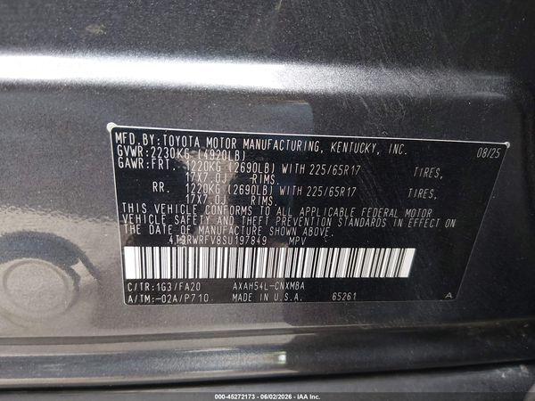 2025 TOYOTA RAV4 HYBRID XLE