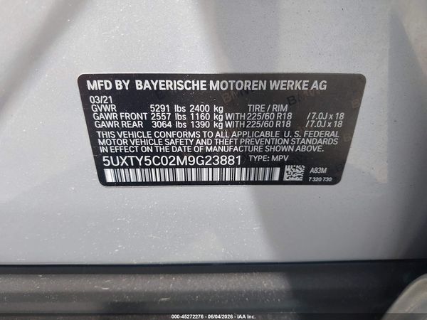 2021 BMW X3 XDRIVE30I