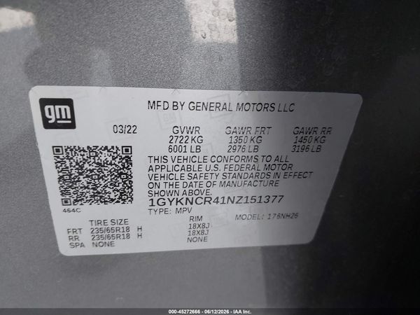 2022 CADILLAC XT5 FWD PREMIUM LUXURY