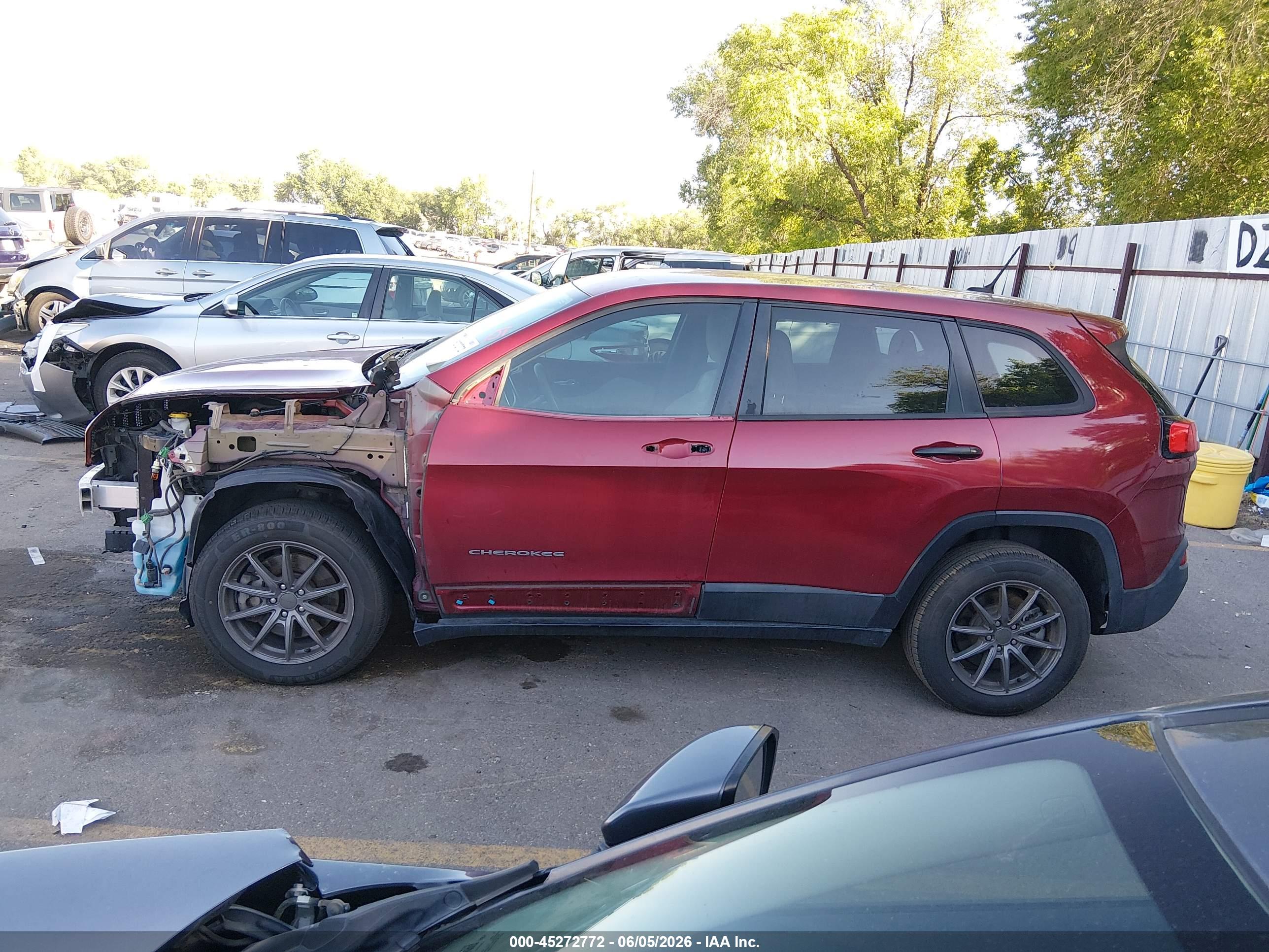 2016 JEEP CHEROKEE SPORT