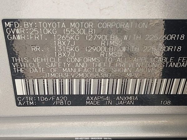 2021 TOYOTA RAV4 PRIME SE