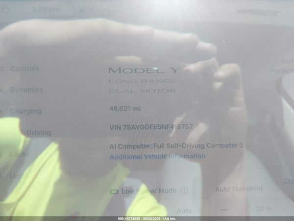 2022 TESLA MODEL Y