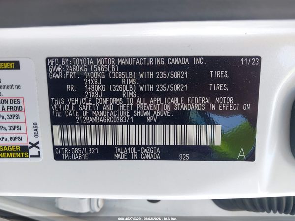 2024 LEXUS RX 350 PREMIUM PLUS