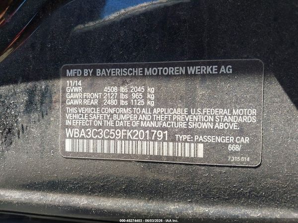 2015 BMW 320I XDRIVE