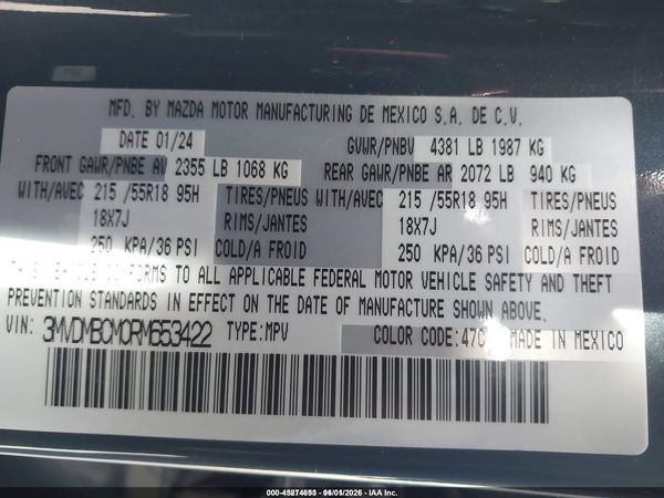 2024 MAZDA CX-30 2.5 S CARBON EDITION