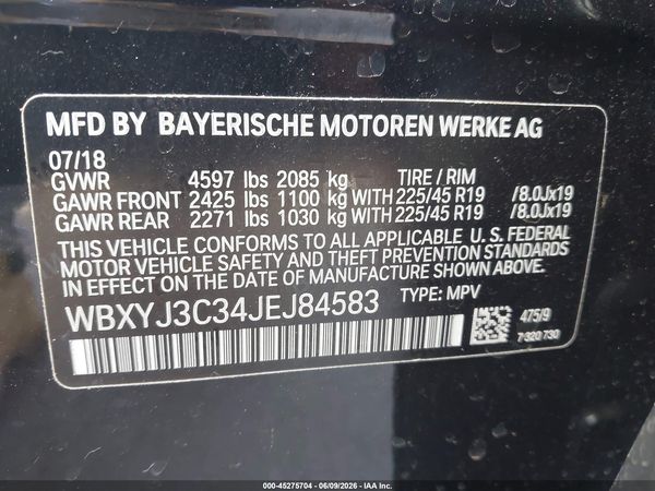 2018 BMW X2 SDRIVE28I