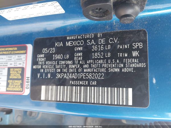 2023 KIA RIO S