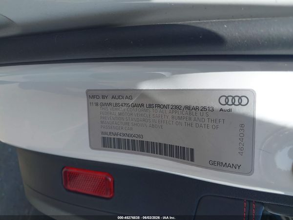 2019 AUDI A4 45 PREMIUM