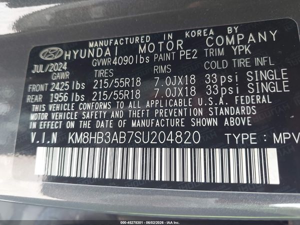 2025 HYUNDAI KONA SEL