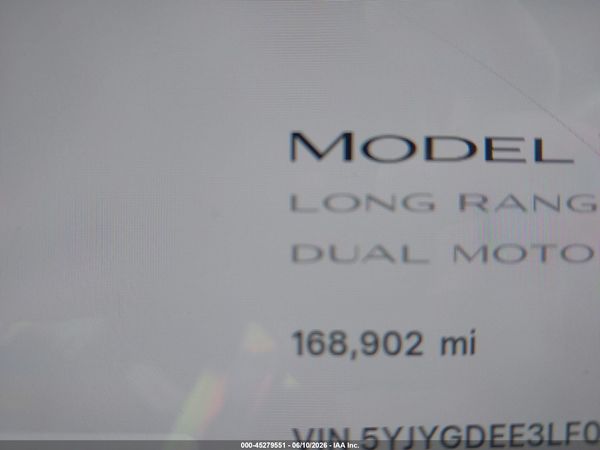 2020 TESLA MODEL Y