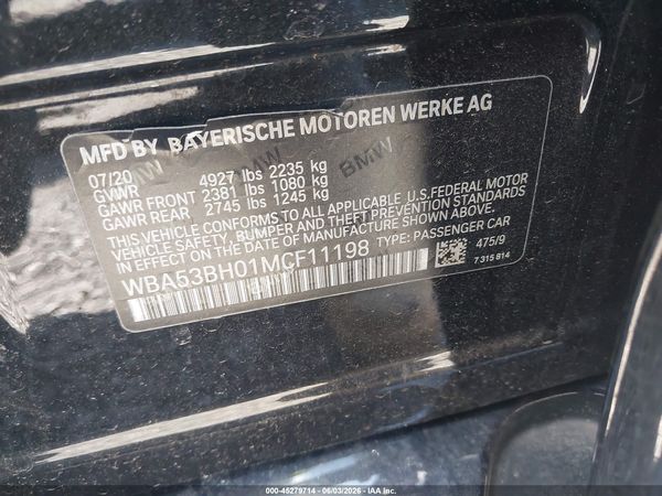 2021 BMW 530I