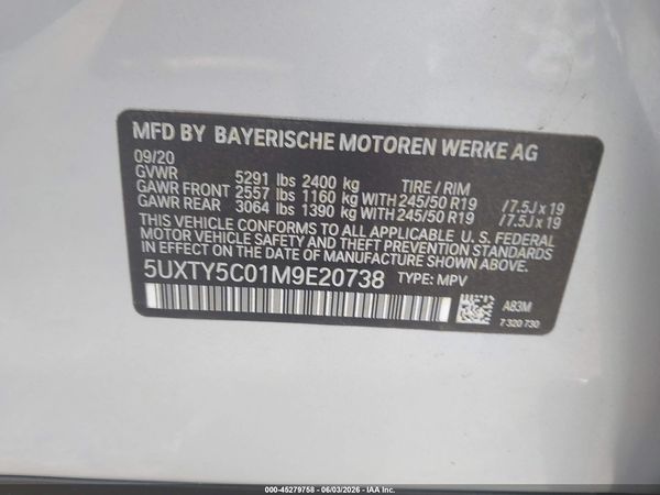 2021 BMW X3 XDRIVE30I