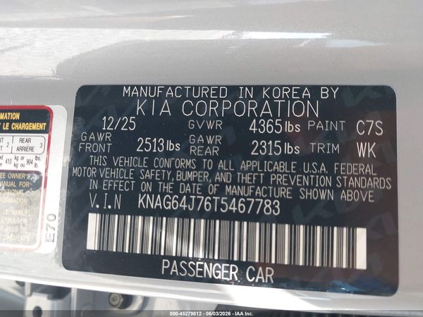 2026 KIA K5 GT-LINE FWD
