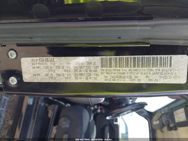 2019 JEEP WRANGLER SPORT S 4X4