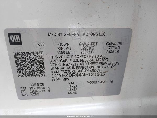 2022 CADILLAC XT4 AWD PREMIUM LUXURY