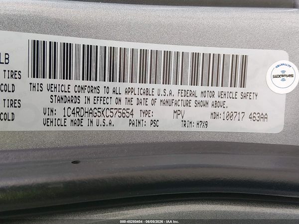 2019 DODGE DURANGO SXT RWD