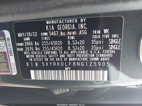 2022 KIA SORENTO X-LINE SX PRESTIGE