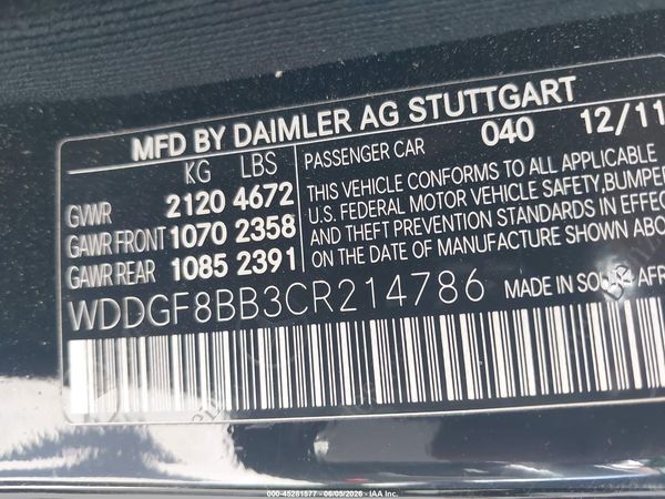 2012 MERCEDES-BENZ C 300 SPORT 4MATIC