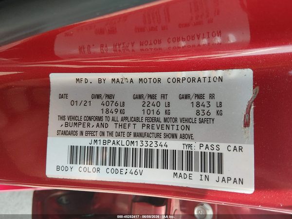 2021 MAZDA MAZDA3 SELECT