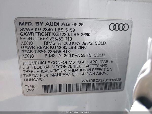 2025 AUDI Q3