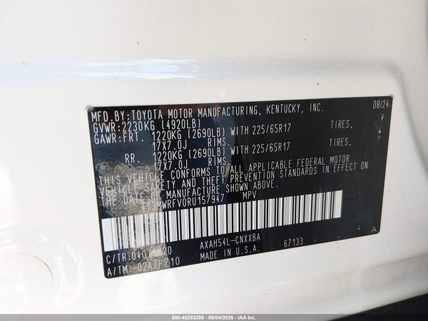 2024 TOYOTA RAV4 HYBRID LE