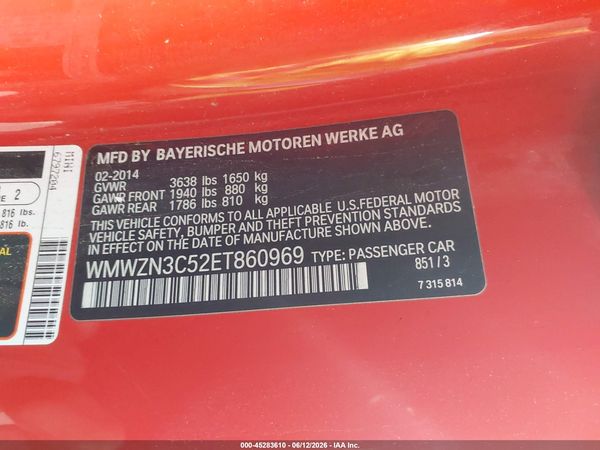2014 MINI CONVERTIBLE COOPER