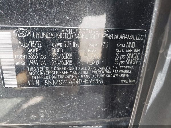 2023 HYUNDAI SANTA FE SEL