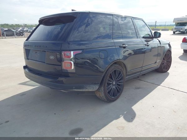 2018 LAND ROVER RANGE ROVER 3.0L V6 SUPERCHARGED HSE