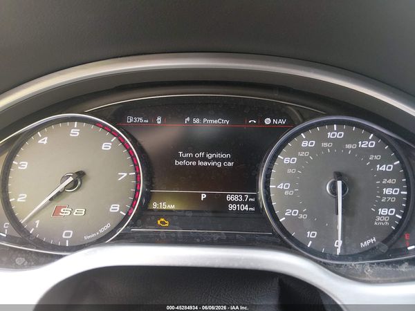 2016 AUDI S8 4.0T