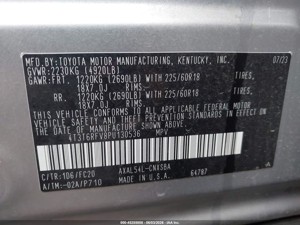 2023 TOYOTA RAV4 HYBRID SE