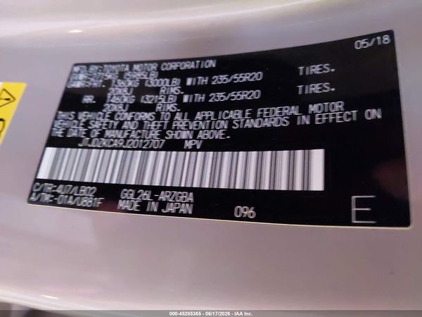 2018 LEXUS RX 350L PREMIUM