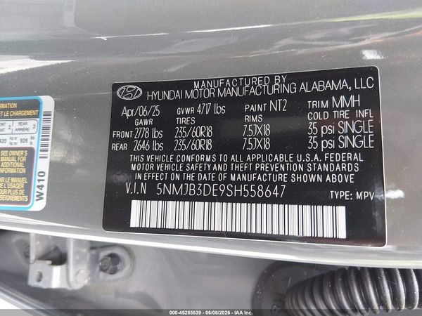2025 HYUNDAI TUCSON SEL