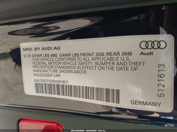 2024 AUDI A5 SPORTBACK