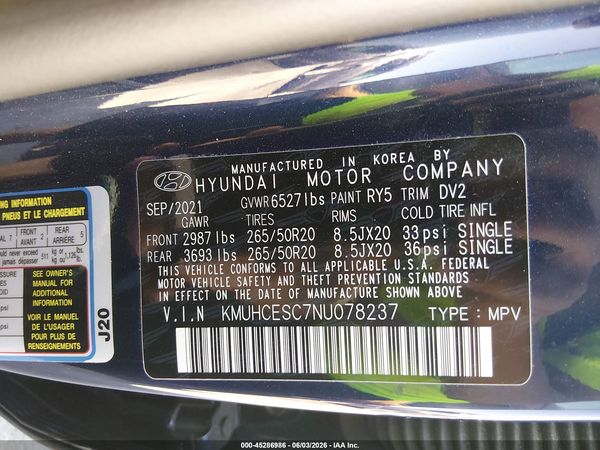 2022 GENESIS GV80 3.5T AWD ADVANCED