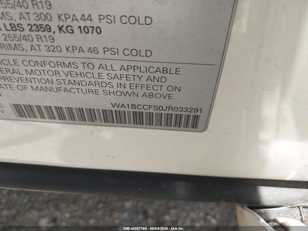 2018 AUDI Q3