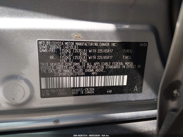 2024 TOYOTA RAV4 LE