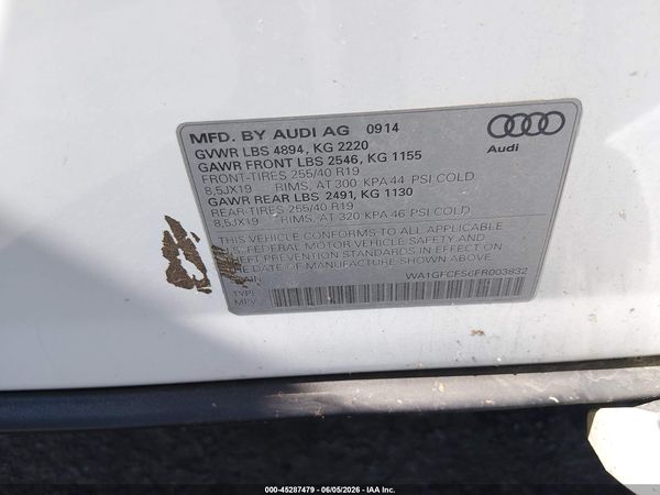 2015 AUDI Q3 2.0T PREMIUM PLUS