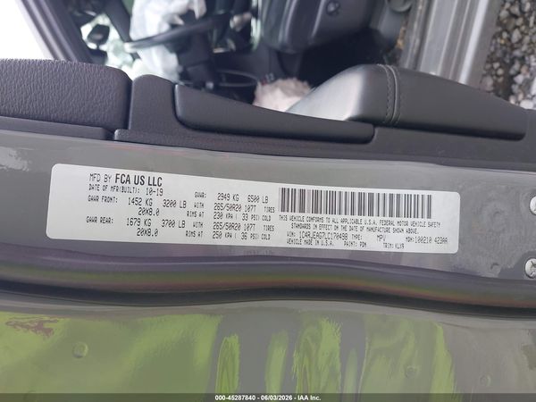 2020 JEEP GRAND CHEROKEE ALTITUDE 4X2