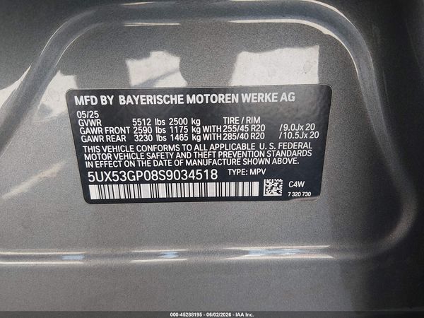 2025 BMW X3 30 XDRIVE