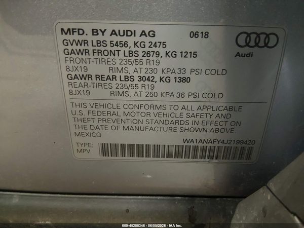 2018 AUDI Q5