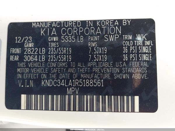 2024 KIA EV6 WIND