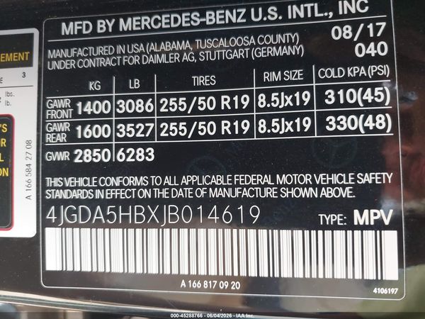 2018 MERCEDES-BENZ GLE 350 4MATIC