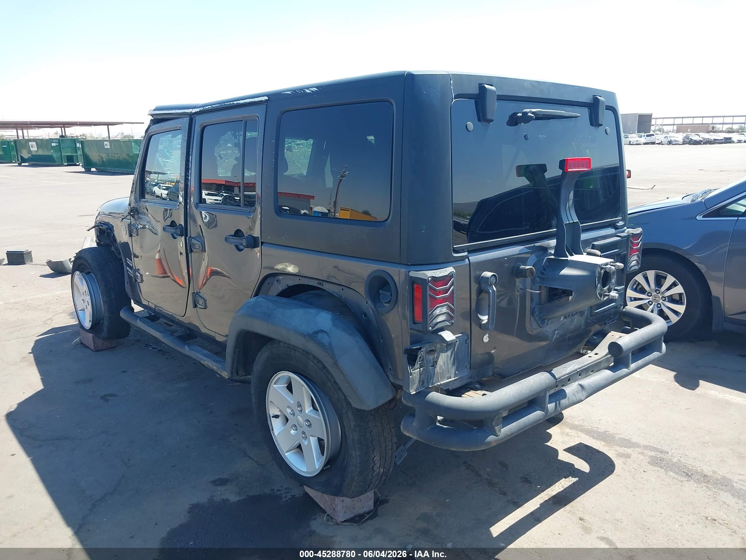 2017 JEEP WRANGLER UNLIMITED SPORT 4X4