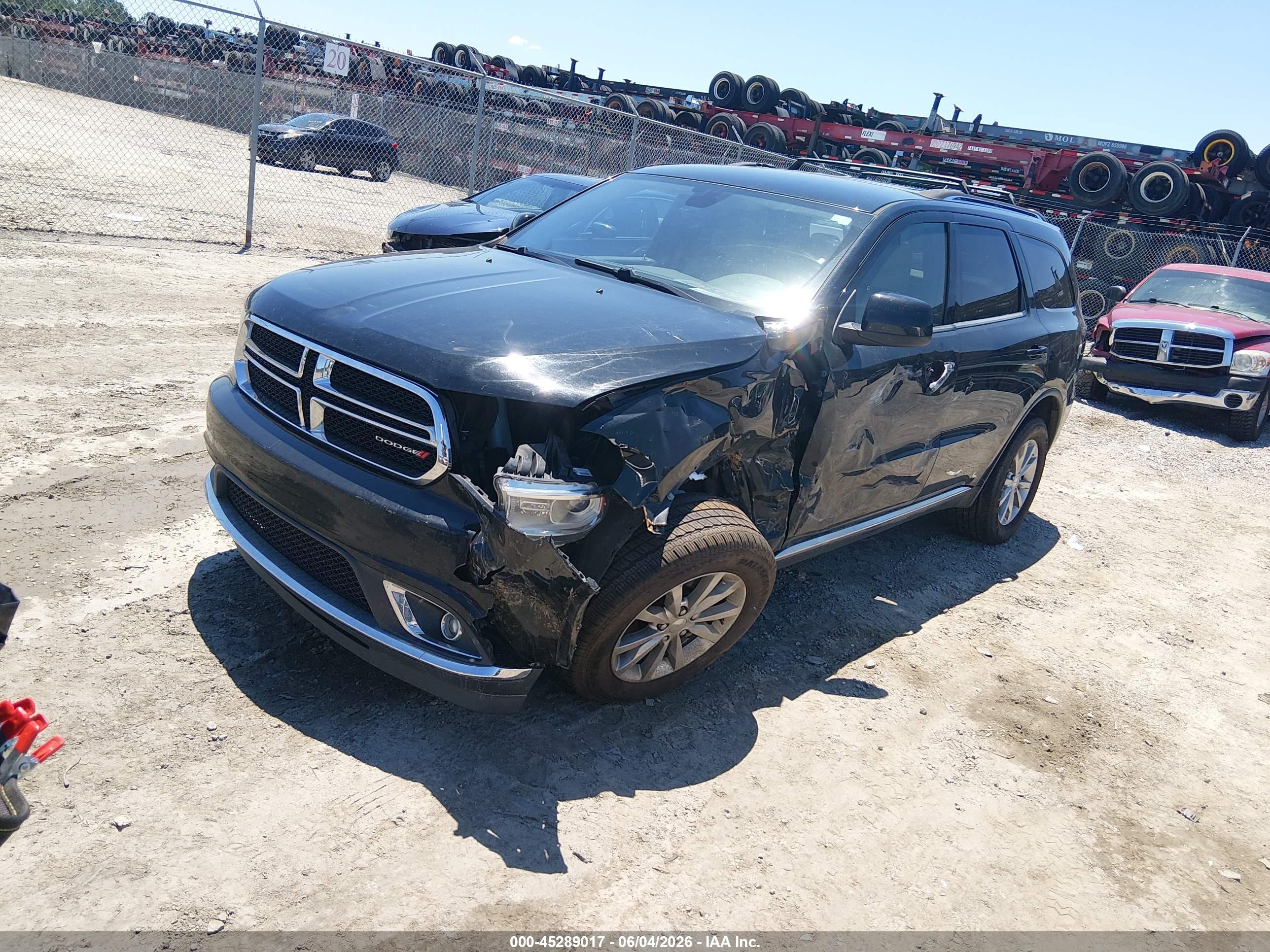 2018 DODGE DURANGO SXT AWD — I2