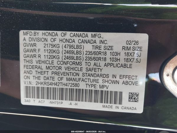2026 HONDA CR-V EX AWD