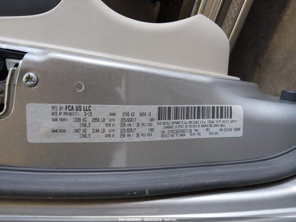 2019 DODGE GRAND CARAVAN SE