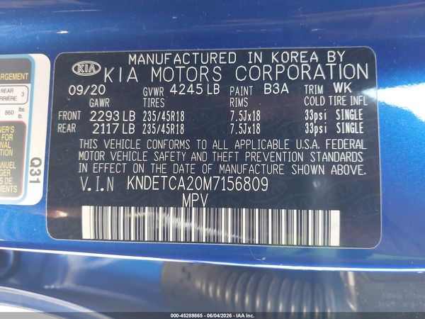 2021 KIA SELTOS SX TURBO