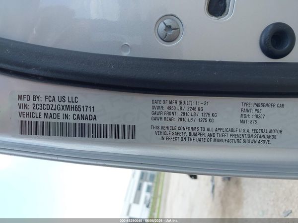 2021 DODGE CHALLENGER GT